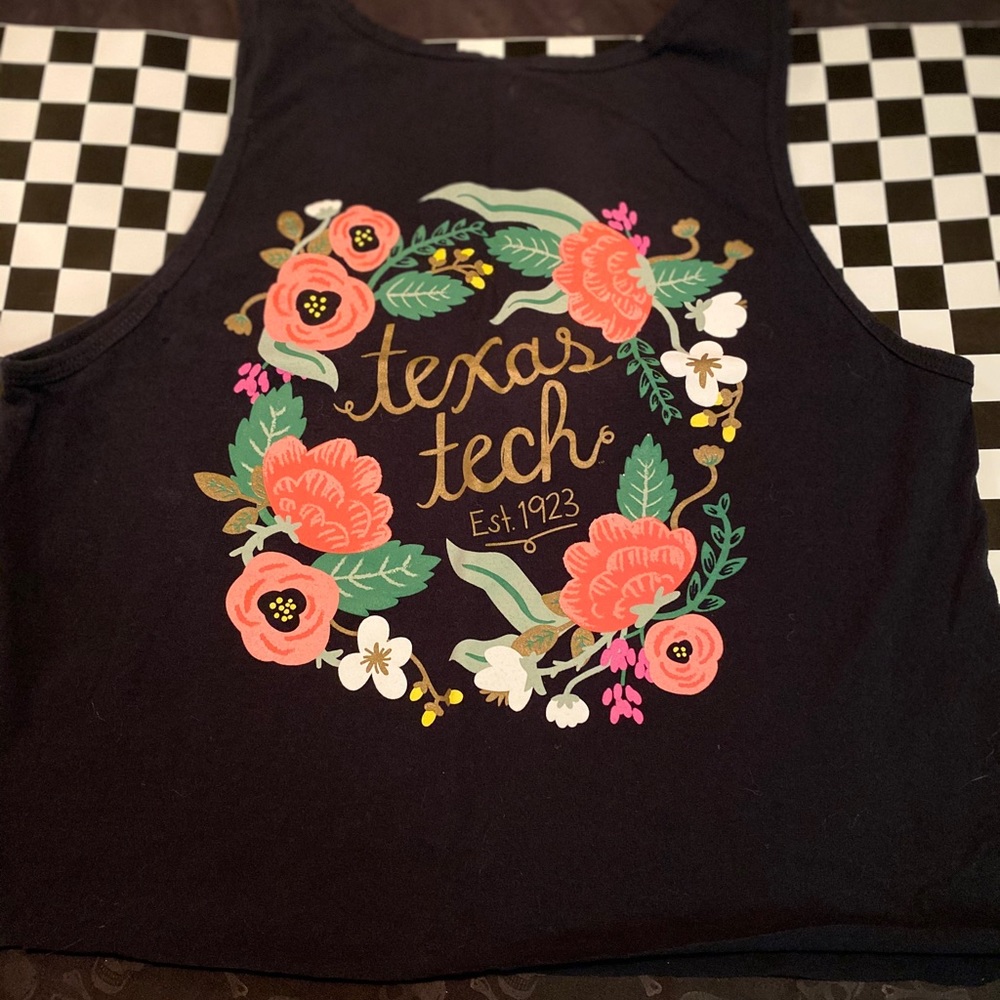 Texas Tech Floral Crop Tank